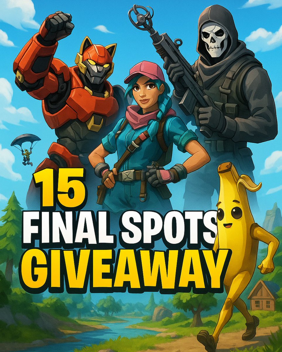 Zero Build League (@zerobuildleague) on Twitter photo GIVEAWAY +300€ Zero Build League TRIOS CUP for TOMORROW 🏆 :
🎁 15 Spots Giveaway
✅️ Sponsors can get a SPOT in Finals
- Conditions to Play :
⚠️ Comment & @ your Trios
⚠️ RT this Post
⚠️ Follow <a href="/Suave99z/">SUAVE</a> & <a href="/Niksa_fn/">R10 Niksa</a> <a href="/ZeroBuildLeague/">Zero Build League</a> & <a href="/Sxvage99/">ᴱᴿᴿᴼᴿ₄₀₄</a> & <a href="/CorleoneSusd/">R10 Corleone</a>
✅️ Join GIVEAWAY +300€ Zero Build League TRIOS CUP for TOMORROW 🏆 :
🎁 15 Spots Giveaway
✅️ Sponsors can get a SPOT in Finals
- Conditions to Play :
⚠️ Comment & @ your Trios
⚠️ RT this Post
⚠️ Follow <a href="/Suave99z/">SUAVE</a> & <a href="/Niksa_fn/">R10 Niksa</a> <a href="/ZeroBuildLeague/">Zero Build League</a> & <a href="/Sxvage99/">ᴱᴿᴿᴼᴿ₄₀₄</a> & <a href="/CorleoneSusd/">R10 Corleone</a>
✅️ Join