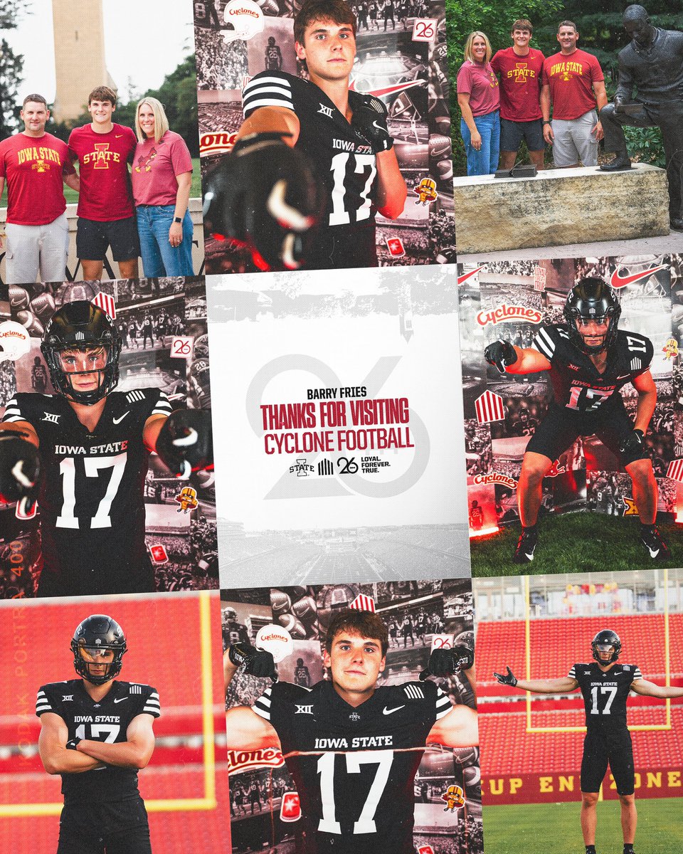 barry_fries51's tweet image. Had a great official visit in Ames!! Even more excited to be a Cyclone🌪️🌪️@DerekHoodjer @Coach_Kratch @Coach_Heacock @Coach_Krezek