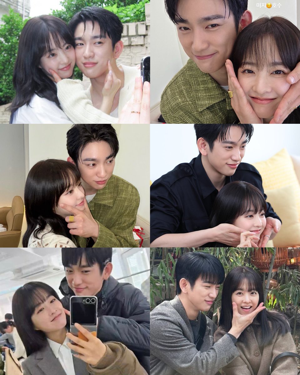i think jinyoung loves boyoung’s cheeks guys not sure though