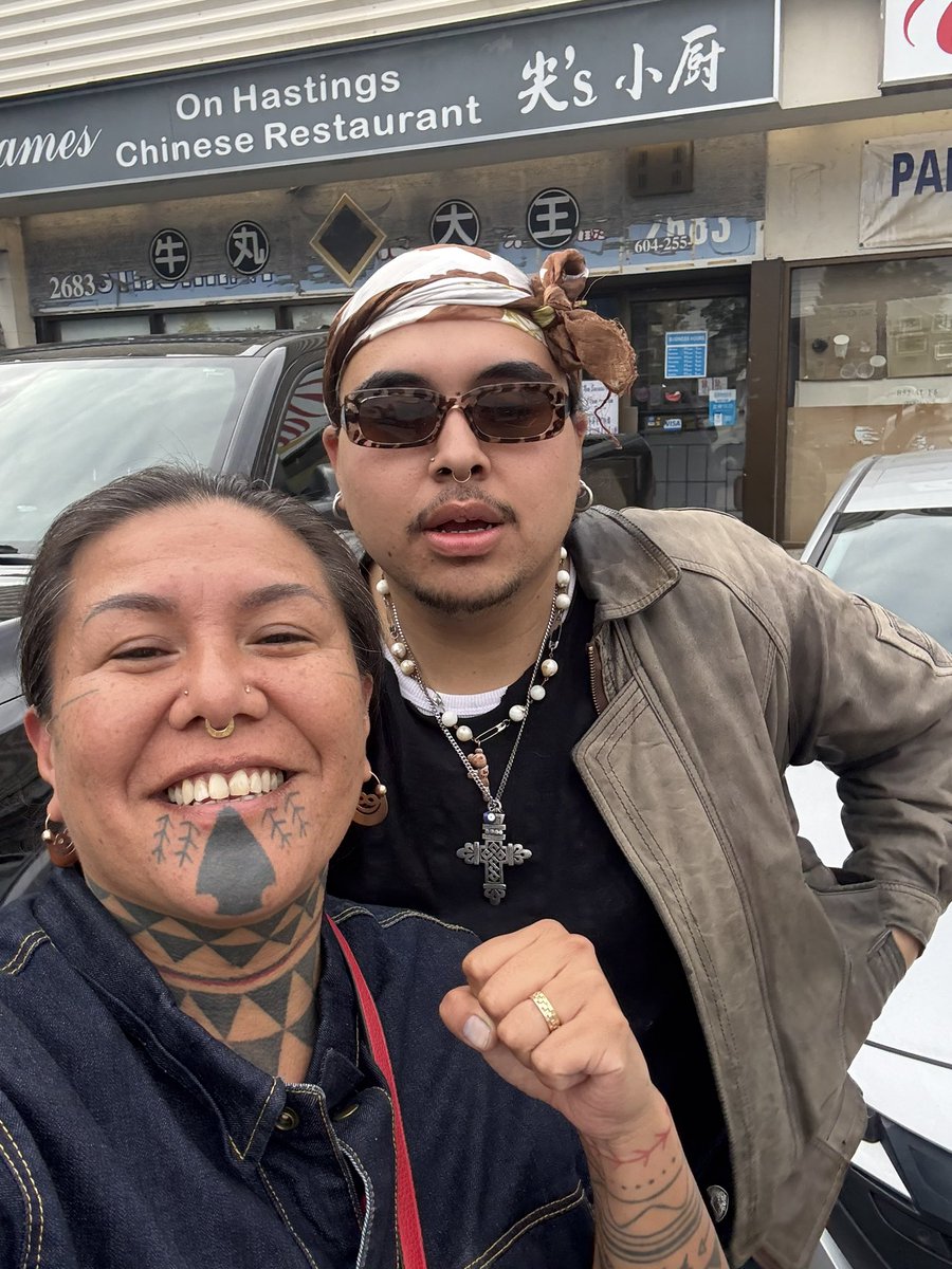 Me and my son in Vancouver the other day ❤️