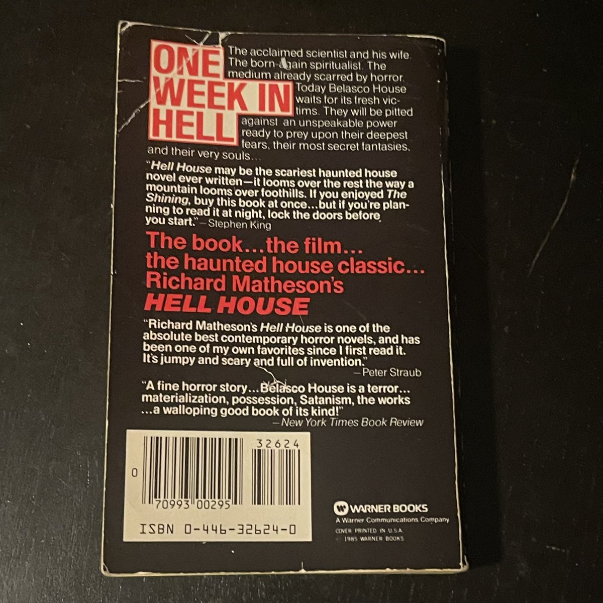 ThePulpReader's tweet photo. “Hell House” (1971) by Richard Matheson. Quite a boring tale by one of the masters of horror. Some elements were good, but ultimately this was a tedious story.
#books #pulp #pulpcover #richardmatheson #pulps #pulppaperbacks #pulpbooks https://t.co/FarDWswRSZ