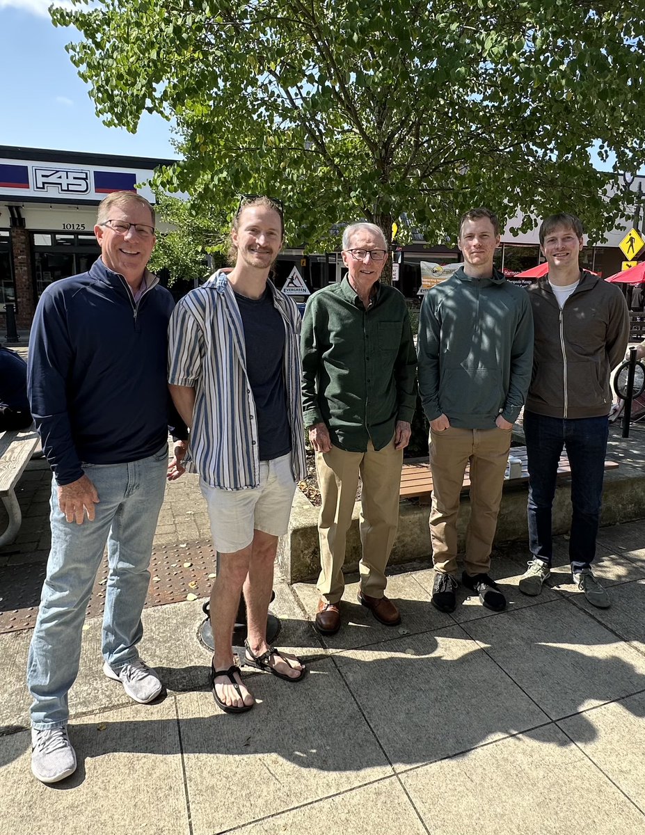 Great Fathers Day with my dad and my boys. One of us has 20+ club championships and caddied for the Low Amateur in the 1984 <a href="/usopengolf/">U.S. Open</a> at Winged Foot. I also think he’s shot his age  at the same rate as Gary Player. 92 years old and still getting it done!