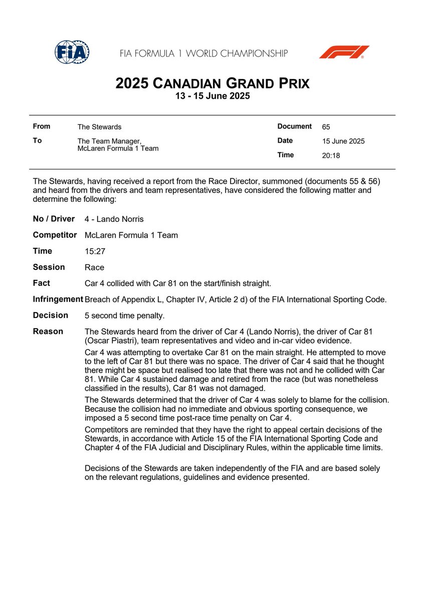 maxsleftovers's tweet image. let's give an applause for another yet again a LOVELY job from the FIA! 📢👏🏻

1. a (british) driver that RETIRED from the race received a 5s penalty instead of any other effective penalty. 
2. another (british) driver swore in a press conference but didn't receive a single fine.
