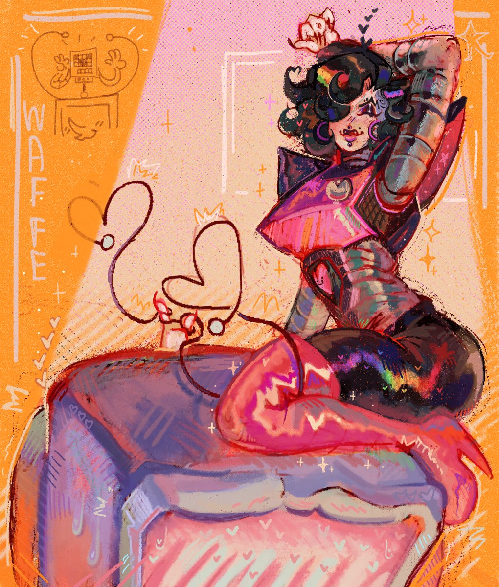 (💖 #mettaton or #tennaton 📺 )
based off da recent megan thee stallion pics🍒  :]  
-
#DELTARUNE #toadiedangit