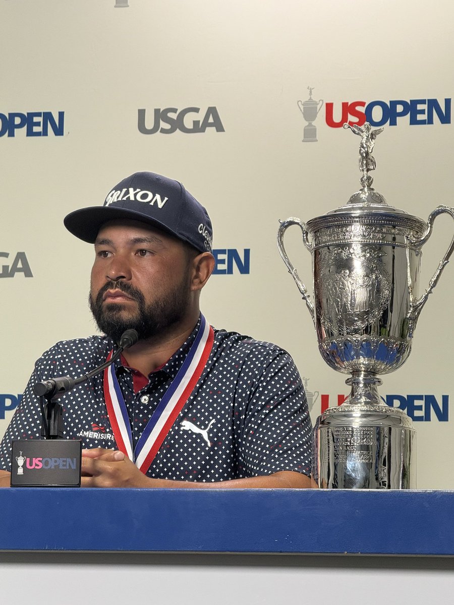 J.J. Spaun is a major champion. 

He becomes the eighth first-time major champion to win at Oakmont. 

Oakmont has just finished its 10th <a href="/usopengolf/">U.S. Open</a> 

What a moment.