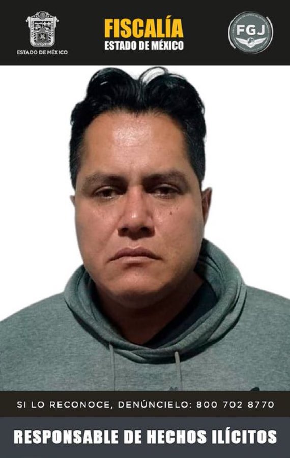 #FiscalíaEdomex aportó pruebas contra Paul López Gómez, por el delito de trata de personas, en la modalidad de “comercialización de material que contiene actos de exhibicionismo corporal” en agravio de menores de edad en #Tepotzotlán, fue sentenciado a 45 años de prisión