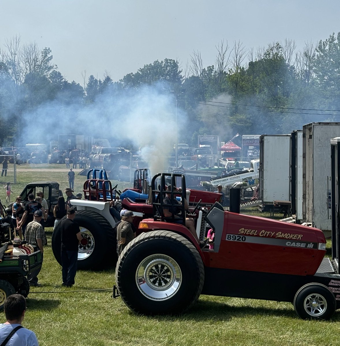 Dgsuperpull's tweet image. Massive turnout of iron this past weekend at #SUPERPULL25 here’s a few pics in the pits. 
 #fathersdayweekend