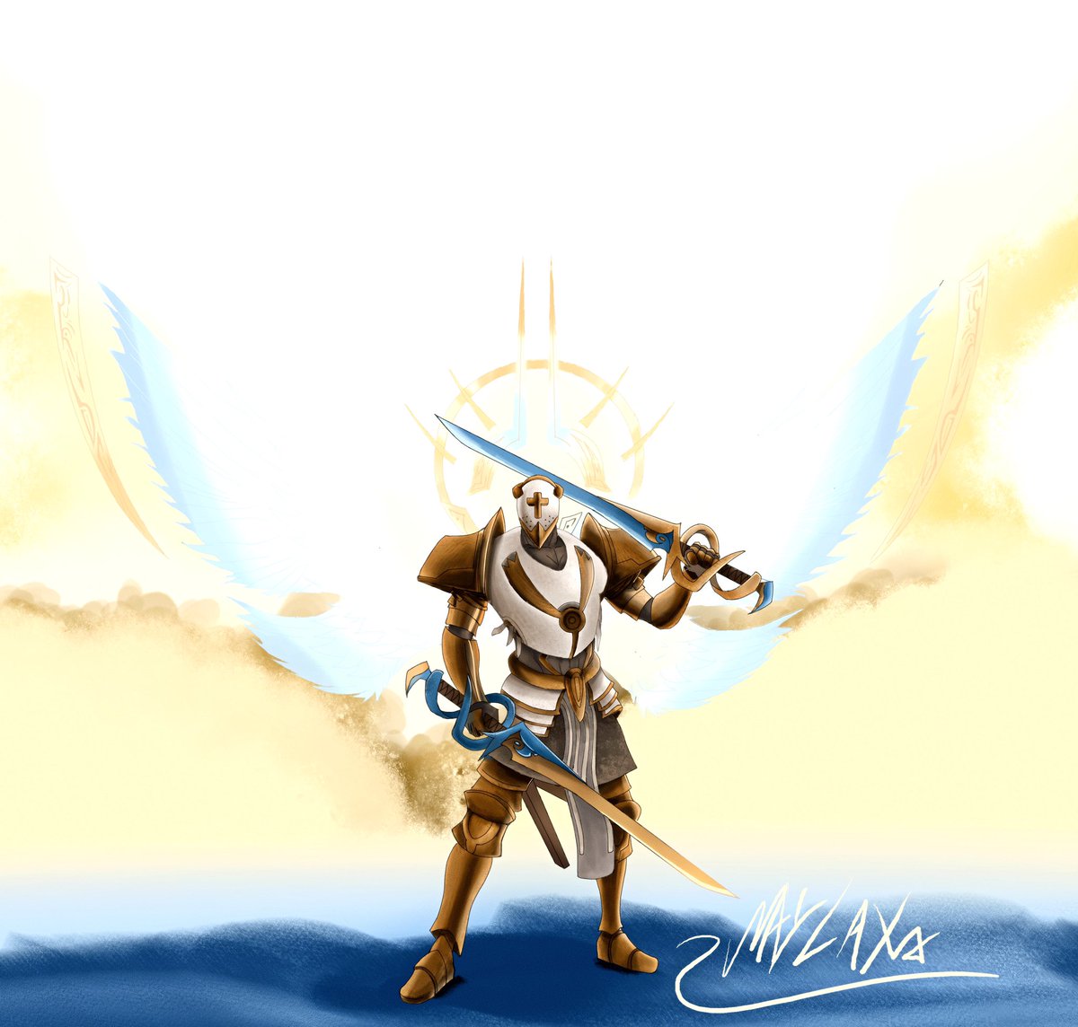 Drew Gabriel from Ultrakill #ULTRAKILL #angel #art #gabriel