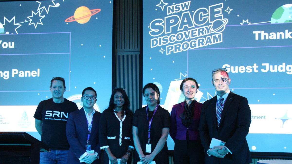 SpaceMachinesCo's tweet image. 🚀 Inspiring the Next Generation of Space Innovators ✨

Our Head of Marketing, Sharmila Fernando, joined an incredible panel of judges last week at the NSW Space Discovery Program Showcase at Optus, Macquarie Park. Alongside Maroun El Khoury - Executive Director from Investment…