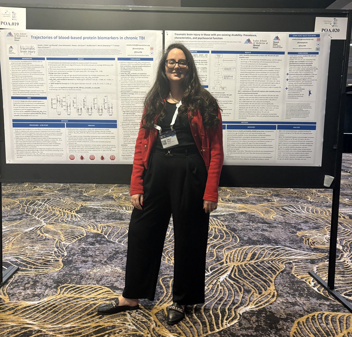Amelia Hicks, PhD (@ameliajhicks) on Twitter photo šStop by posters #19 and #20 <a href="/Neurotrauma/">NeurotraumaSociety</a> tomorrow! Iām presenting (1) exploring trajectories of blood based protein biomarkers in chronic TBI and (2) using NSHD to understand prevalence, characteristics, and outcomes for those with pre-existing disability and TBI #nns2025 šStop by posters #19 and #20 <a href="/Neurotrauma/">NeurotraumaSociety</a> tomorrow! Iām presenting (1) exploring trajectories of blood based protein biomarkers in chronic TBI and (2) using NSHD to understand prevalence, characteristics, and outcomes for those with pre-existing disability and TBI #nns2025