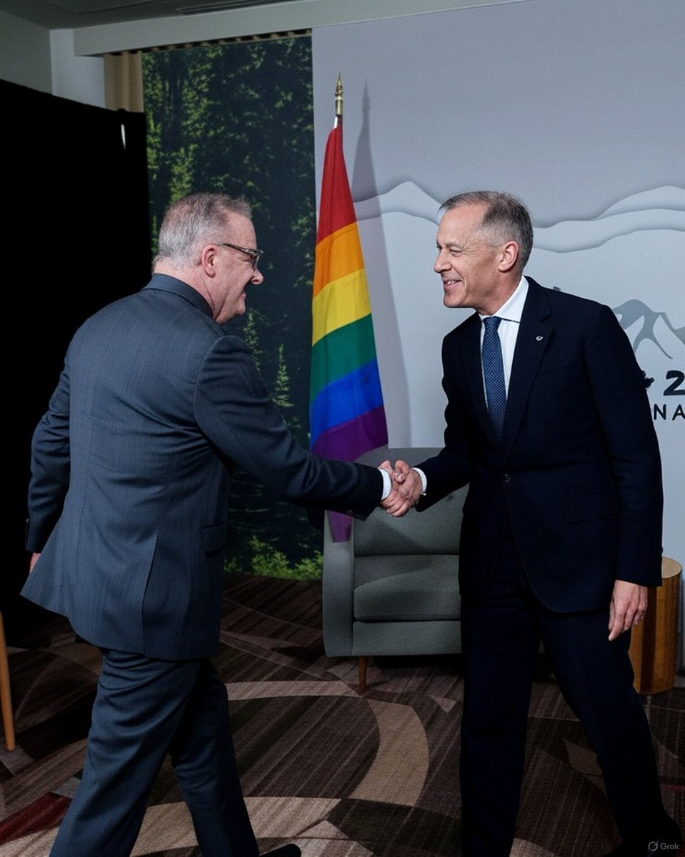 Mark Carney and Anthony Albanese. Two degenerates.