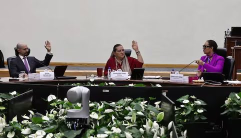“No admito que se ponga en duda por 818 casillas contra más de 80 mil ni la integridad, ni la limpieza, ni la pulcritud, ni la responsabilidad ni el efecto correcto. Aceptémoslo, colegas, tuvimos un proceso electoral excelente”

Presidenta del INE: Guadalupe Taddei.
RT👇