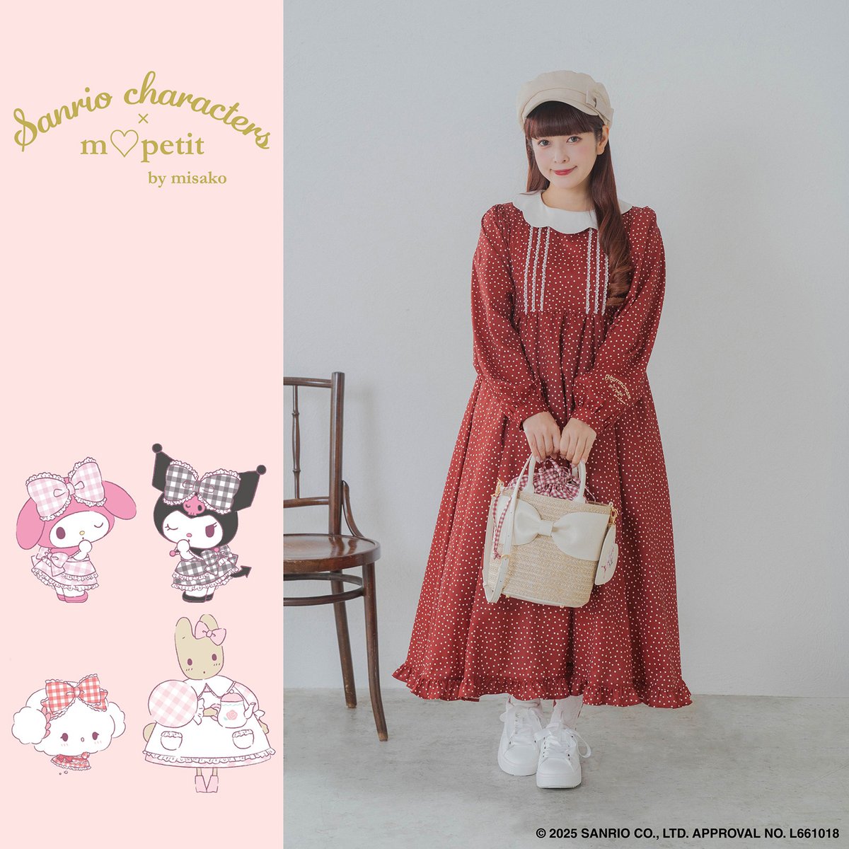 しまむら青木美沙子　m petit by misako Lサイズ プチプラで楽しめるロリータ