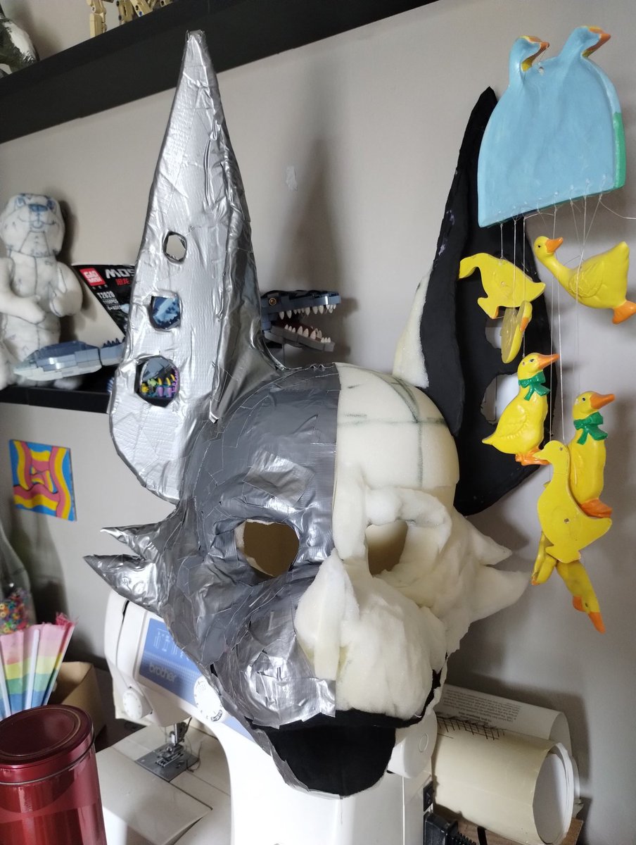 Baita_bat's tweet photo. Pattern day! Wish me luck✨✨😵‍💫

#furry #fursuiting #furryart https://t.co/bh2N9eLSPj