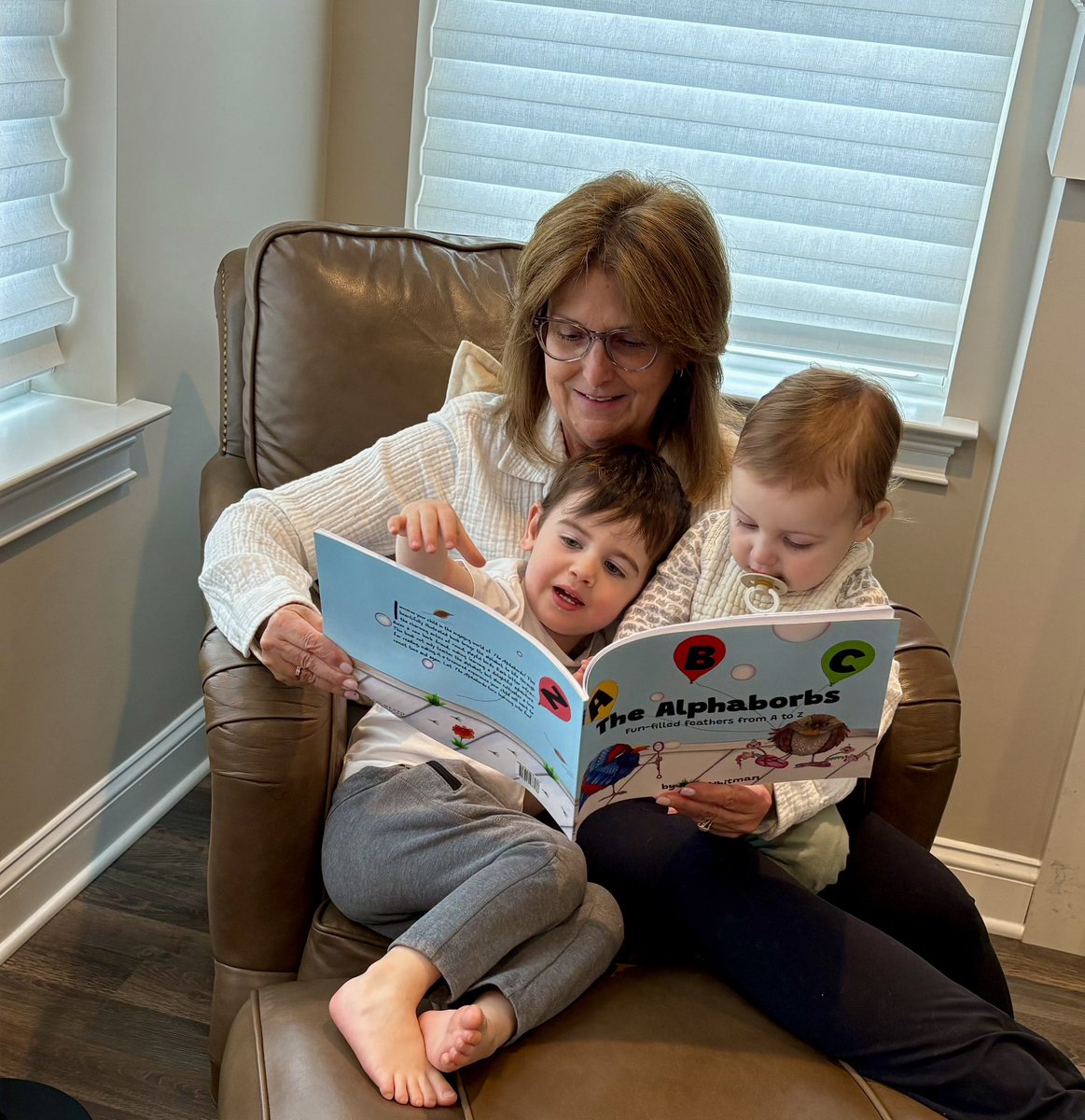 Apparently <a href="/amazon/">Amazon</a> can alter release dates… so the #Alphaborbs book is out! It looks even better in person. Here’s the author/illustrator <a href="/AWhitmanDesigns/">AWhitman</a> reading to her grandsons. So great!