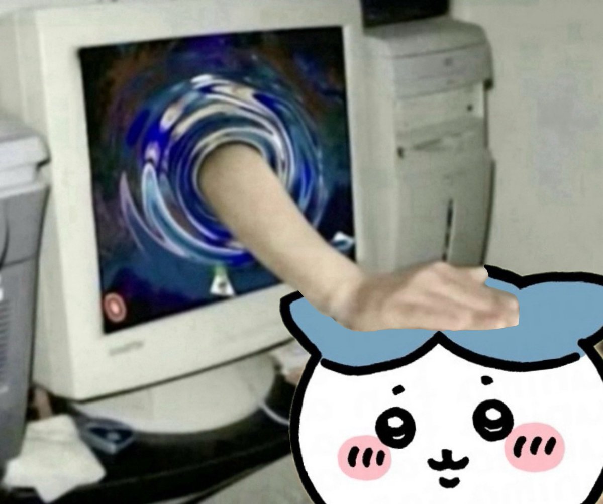 tanijrou's tweet image. How it feels to watch a chiikawa episode with hachiware in it