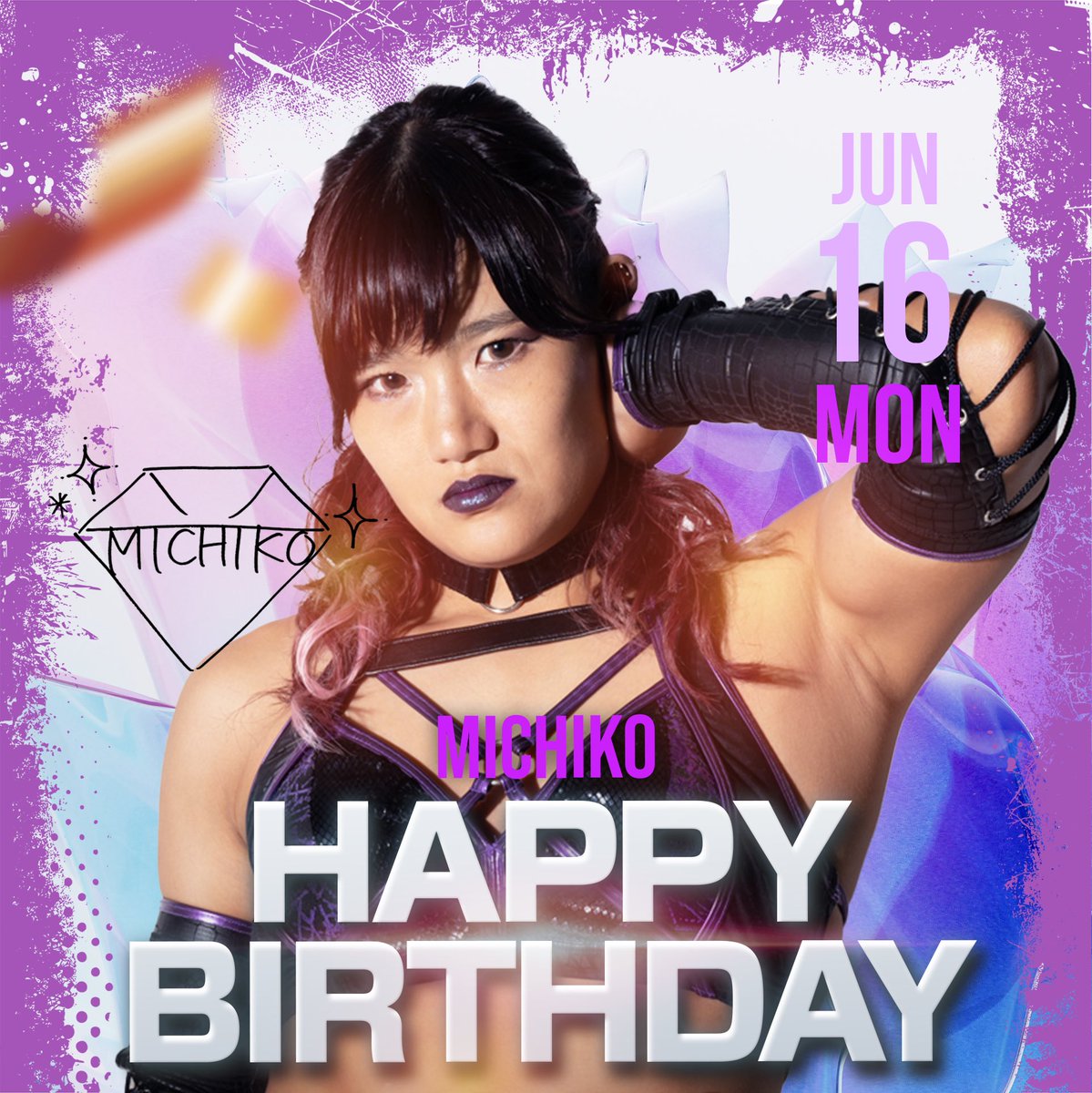 ＼㊗️HAPPY BIRTHDAY🎊／

本日6/16はMICHIKO <a href="/MichkoMiyagi/">MICHIKO</a> 選手の誕生日🎉

TRIPLE LOVE HAWKの一員であり、どんな大きな相手にも果敢に戦う姿が光るMICHIKO選手！

ライブ配信などを通じてファンとの交流も大切にしています✨

お祝いリプライはこちらのスレッドへ🔻🔻

#トリラブ #GLEAT
