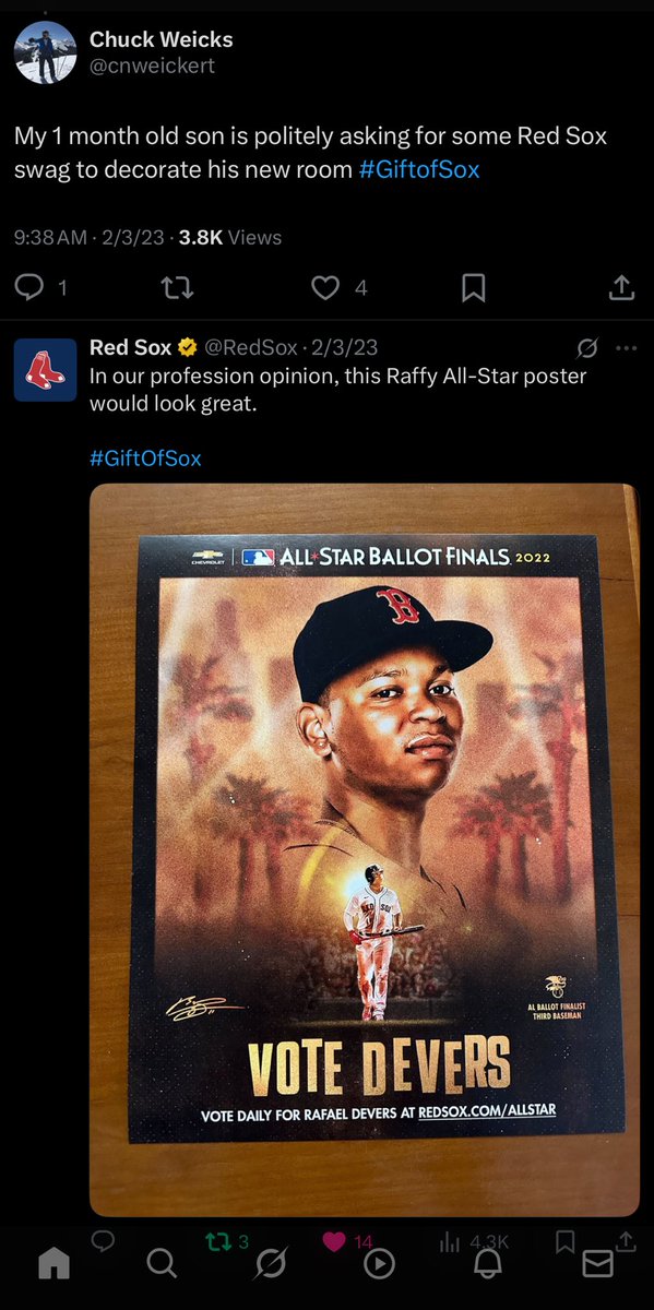 ⁦<a href="/RedSox/">Red Sox</a>⁩ what do I tell my son. He’s in shambles. ⁦<a href="/CraigBreslow/">Craig Breslow</a>⁩