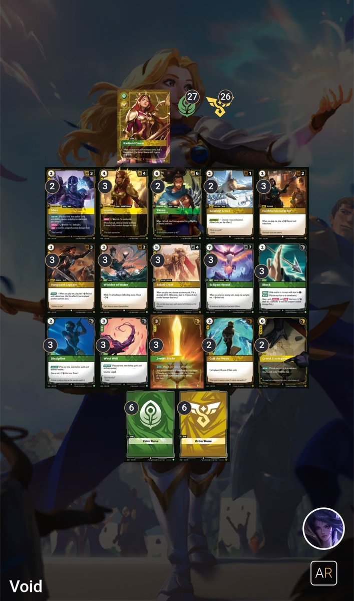 Bug fixed 🫠

Do you have any decks to share?

runeterra.ar/riftbound