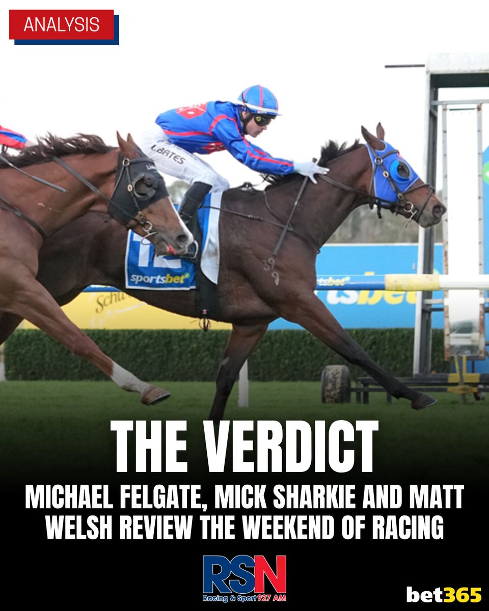 RSN Racing & Sport (@rsn927) on Twitter photo There was loads of ground to cover after an eventful weekend that produced a host of key talking points.
LISTEN BACK 👉 rsn.net.au/news/rsn-podca…
<a href="/m_felgate/">Michael Felgate</a> | <a href="/TheSharkTweet/">Mick Sharkie</a> | <a href="/Matt__Welsh_/">Matt Welsh</a> | <a href="/bet365_aus/">bet365 Australia</a> | #RacingPulse There was loads of ground to cover after an eventful weekend that produced a host of key talking points.
LISTEN BACK 👉 rsn.net.au/news/rsn-podca…
<a href="/m_felgate/">Michael Felgate</a> | <a href="/TheSharkTweet/">Mick Sharkie</a> | <a href="/Matt__Welsh_/">Matt Welsh</a> | <a href="/bet365_aus/">bet365 Australia</a> | #RacingPulse