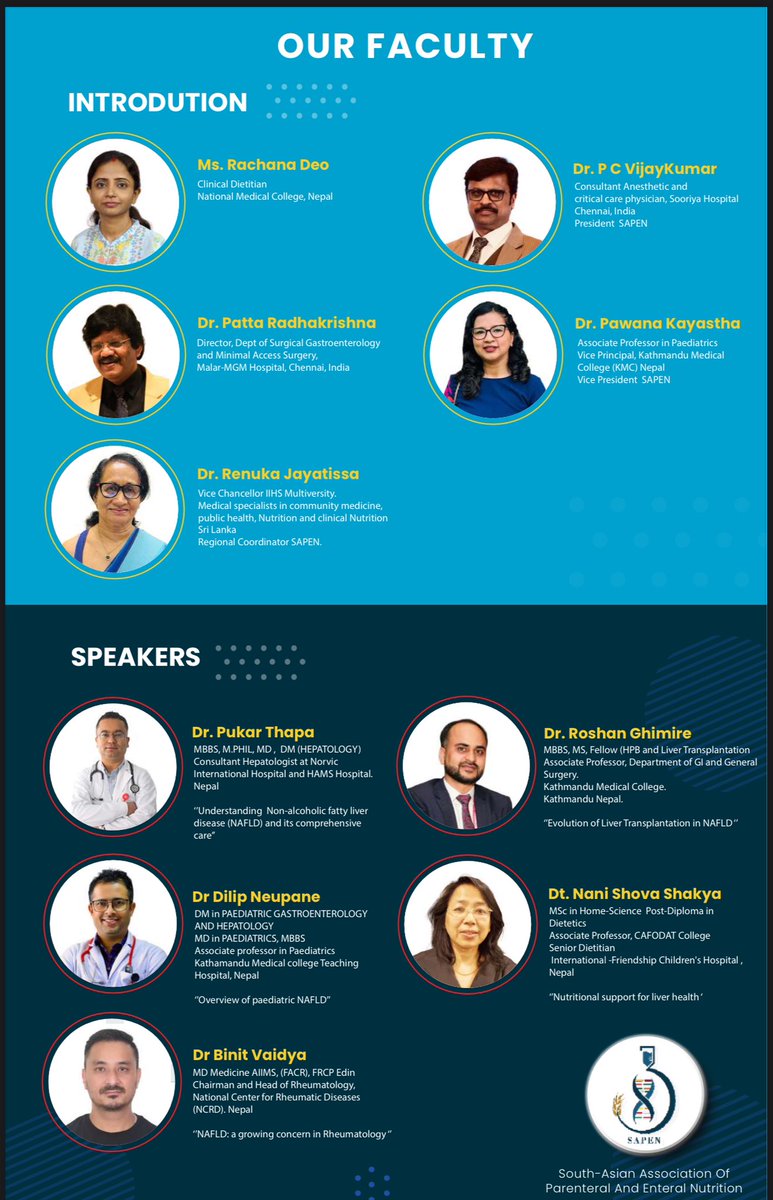 Had a great time sharing insights on Pediatric NAFLD at the webinar “An Interprofessional Approach to NAFLD” by the South Asian Association of Parenteral and Enteral Nutrition.
#NAFLD #PediatricLiverDisease #ChildHealth #MedicalEducation #SAPEN #LiverAwareness #NAFLDAwareness
