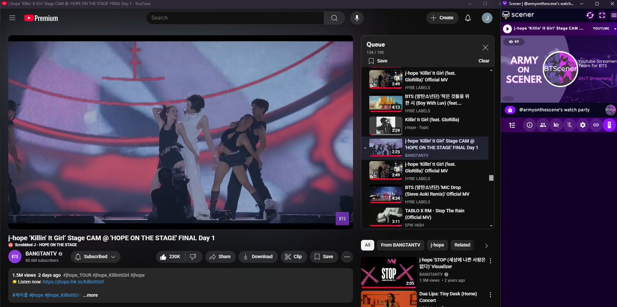 We're still here K!llin it on Scener!😉
Streaming for ARMY—all week, all versions!

Join us on the stream it's a 10 out of 10🎯
🔗tinyurl.com/BTScener2425