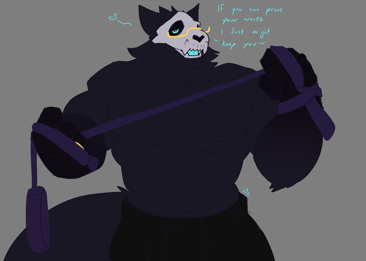 While Daedalus might be a well behaved gentlemen he certainly doesn't hold back his urges either~

#furry #yiff #furryart