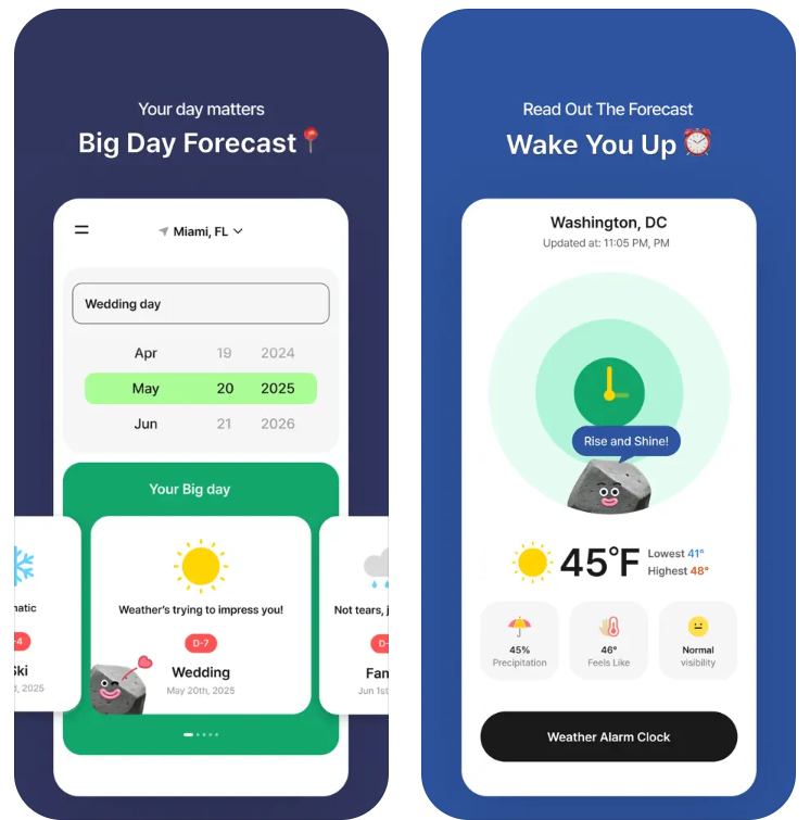 WeatherStone25's tweet photo. The weather’s gonna do what it wants. But at least you can stop getting caught in the rain like a fool. 🌧

📱Get #WeatherStone and make your forecast fun.

☁️ Now on App Store + Google Play

#WeatherForecast #weatheralert #weatherupdates #GenZ https://t.co/a19nZRqJ8T