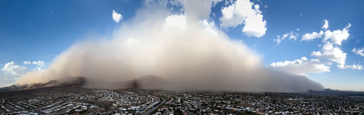 Here is a drone pano of a haboob as it passed over El Paso's Franklin Mountains this evening, just moments before blanketing the west side of town.
#ElPaso #Texas #epwx #txwx #ThePhotoHour #DJIMini3Pro #Drone <a href="/KTSMtv/">KTSM 9 News</a> <a href="/NWSElPaso/">NWS El Paso</a> <a href="/HannahKFOX14/">Hannah Fresquez</a> <a href="/PanoPhotos/">Panoramas 📸📱</a>