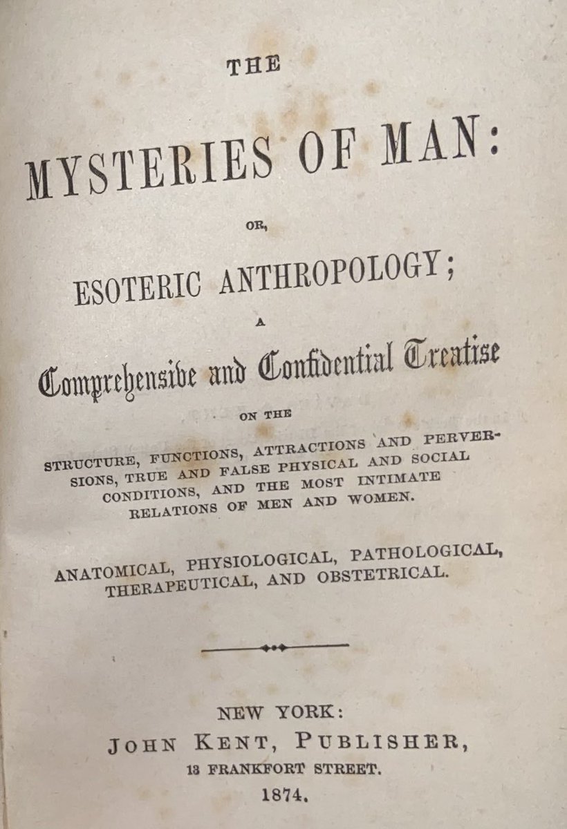 HappyTigerMan's tweet image. So. I was cleaning today. Moving books out of three bookcases into one bookcase and boxes and stumbled upon this gem. It took me a minute or two to realize it was about sex.