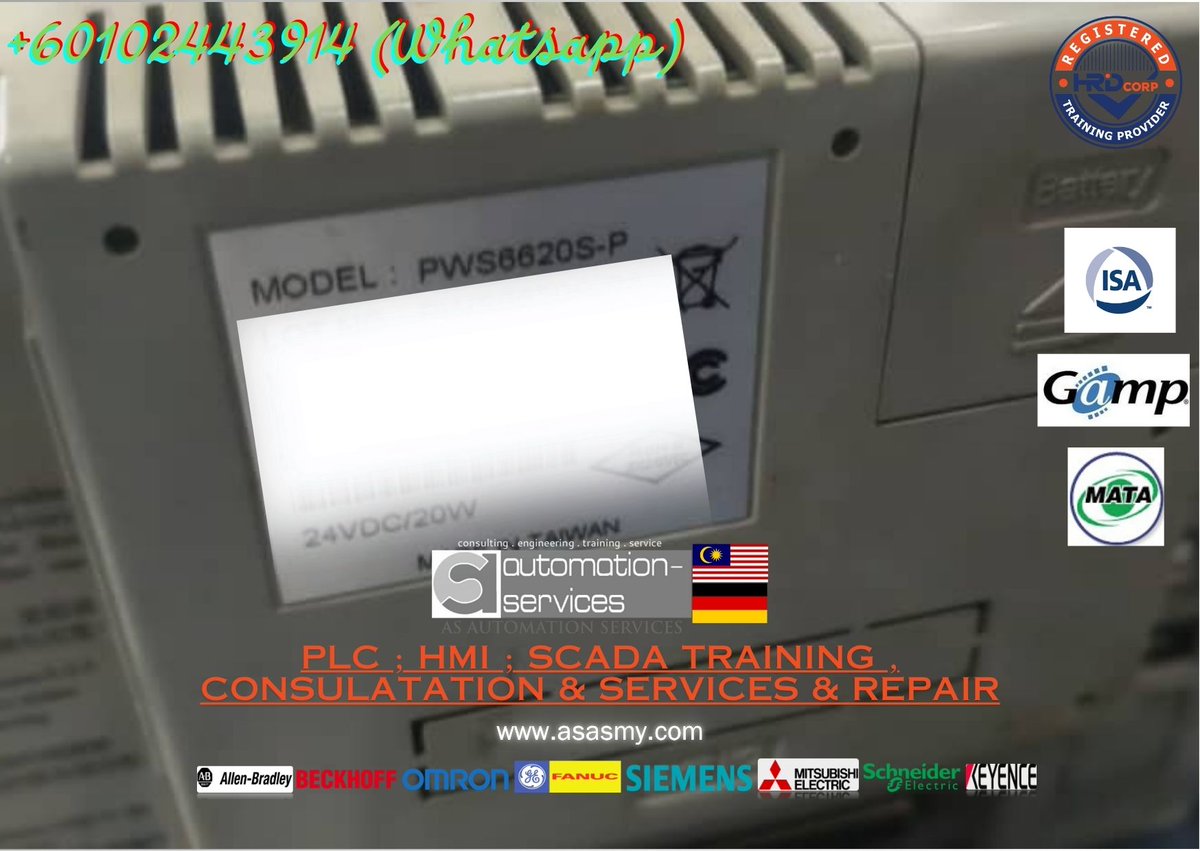 AutomationMy's tweet image. 🚨 Senai HMI repaired – LCD, ICs &amp;amp; opto replaced. PLC/HMI training available. 📲 Yokes: +60102443914 🔗 shorturl.at/SvrQI #PLCTrainingMalaysia #HMITrainingMY #AutomationSupport #RepairHMI #ASASMY