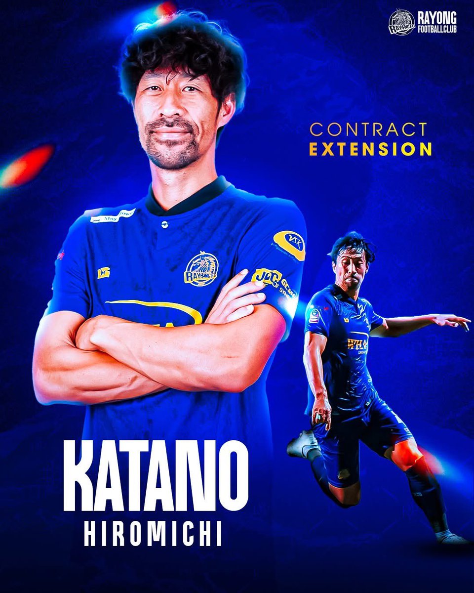 katano4_jp's tweet photo. 📣契約延長しました。Rayong FCで3シーズン目を迎えます。僕がクラブから良い評価をして貰えたのはいつも応援して頂いてるみなさん、そしてそばで支えてくれる家族のお陰です。新しいシーズンも感謝を忘れずに頑張っていきます。
@thaileague 2025/26
#タイサッカー https://t.co/iAR3vp0bKg