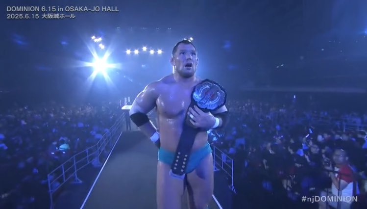 VelvetVoiceWS's tweet image. No one has worked harder for it. The future is bright, the future is NEVER, the future is BOLTIN!
Boltin Oleg is the new NEVER Openweight Champion. #andNEW #njDOMINION