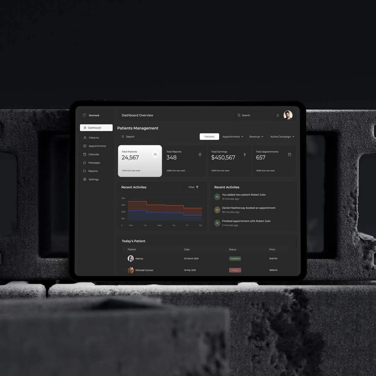 olatheuiuxguy's tweet photo. Are you Team Dark Mode or Team Light Mode? 👀
Cooking more of these soon. Feedback is always welcome 💬
#UIDesign #HealthTech #DarkVsLight #FigmaDesign #UXUI #DoctorTools https://t.co/2rjXJTR8yV