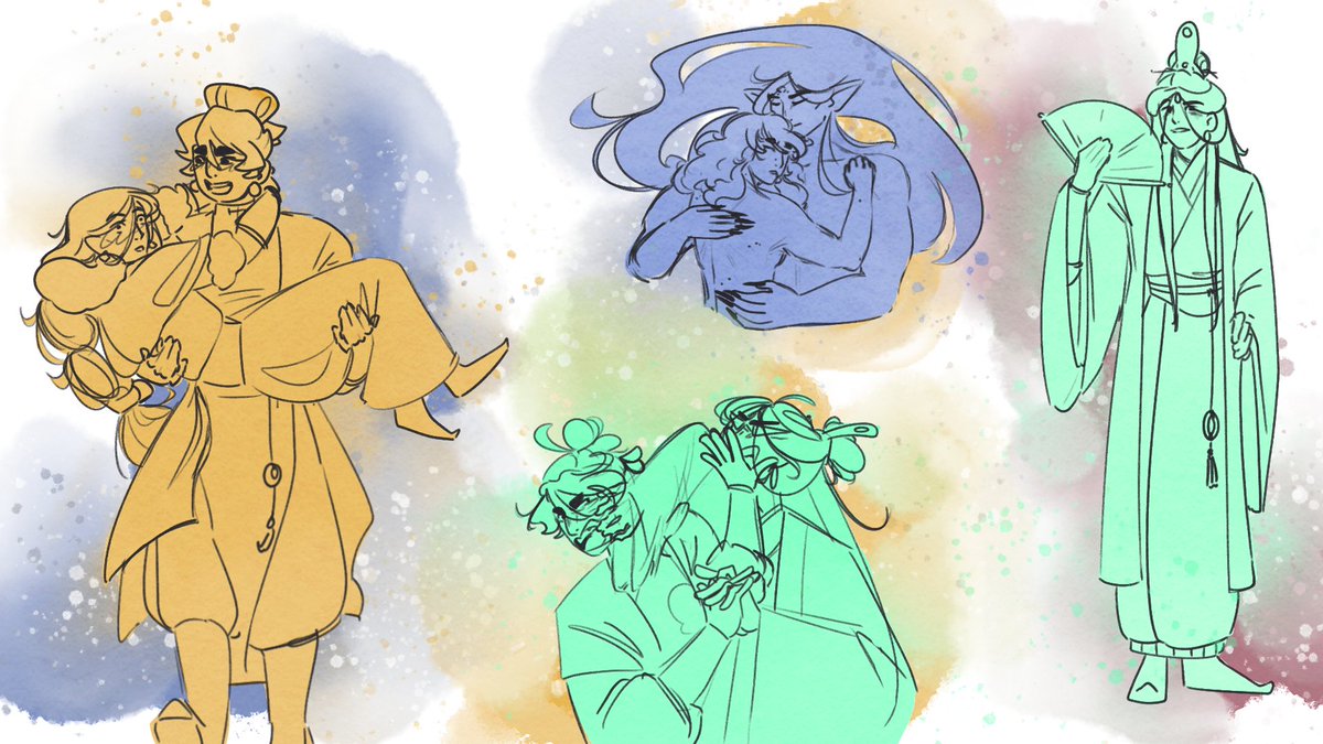 DrawtheMoon101's tweet image. Doodle Requests part 2
#moshang #svsss #fanart #ScumVillainSelfSavingSystem #shenyuan #shenqingqiu #mobeijunxshangqinghua #cumplane