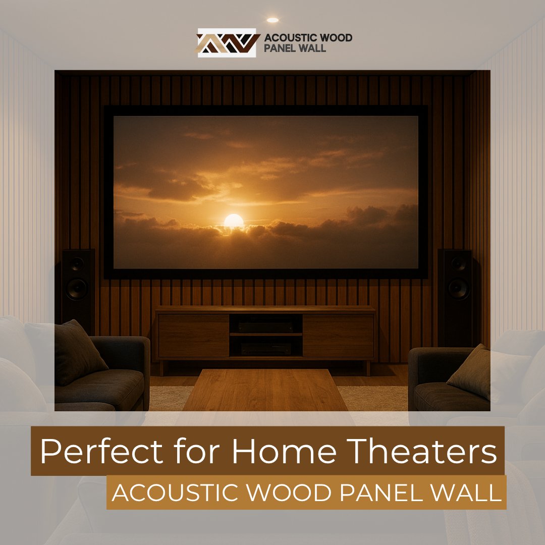 acousticwpw's tweet photo. Movie night just got better! Acoustic wood panels create a rich, immersive sound experience, making every film feel like a theater-quality event.

#acousticwoodpanel #soundproofing #wallde https://t.co/NvSMng2lWC