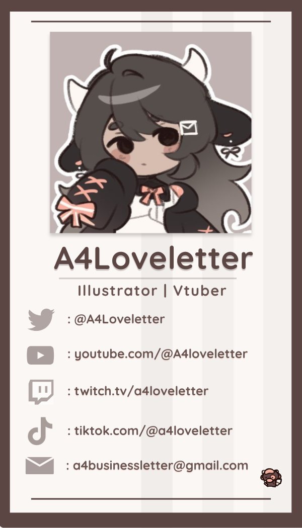 💌🐮#OffkaiCardShowcase💌🐮
-
I wont be attending this year but I wanted to join in on the fun of making a business card!!
-
QRT with yours I wanna see em!!