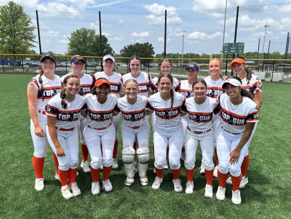 Ella Smith (@ellasmith0925) on Twitter photo Finished off the <a href="/TopGunEvents/">Top Gun Events</a> Top Gun invitational Maverick going 5-3!! I couldn’t be more proud of <a href="/topgun_skim/">Top Gun National 16u-SK</a> for battling through this tough week.
Here are some stats from the week⬇️
AB - 17
AVG - .471
OPS - 1.016
H - 8
RBI - 1
R - 2
SB - 3 Finished off the <a href="/TopGunEvents/">Top Gun Events</a> Top Gun invitational Maverick going 5-3!! I couldn’t be more proud of <a href="/topgun_skim/">Top Gun National 16u-SK</a> for battling through this tough week.
Here are some stats from the week⬇️
AB - 17
AVG - .471
OPS - 1.016
H - 8
RBI - 1
R - 2
SB - 3