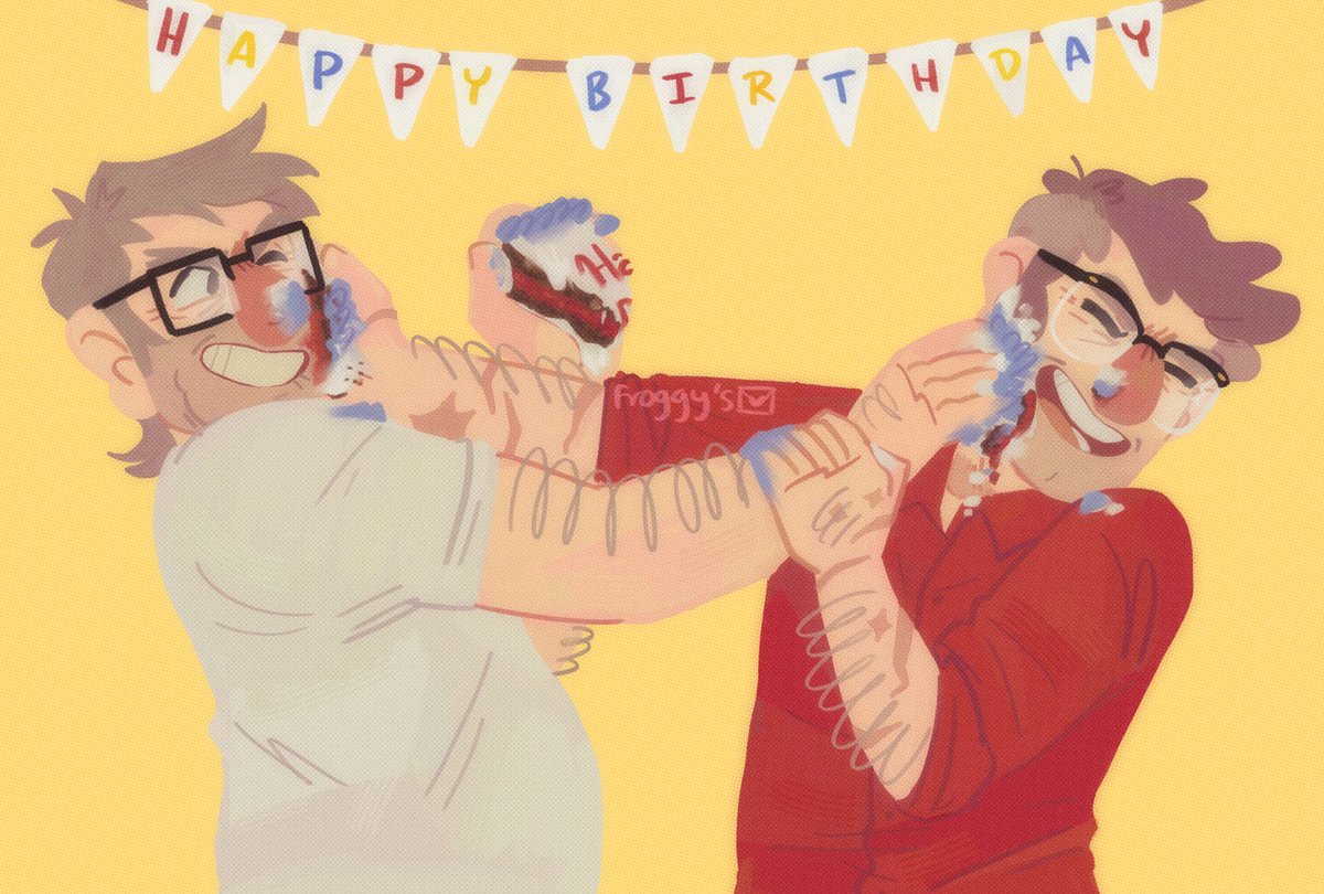 happy birthday to two old men 🎂