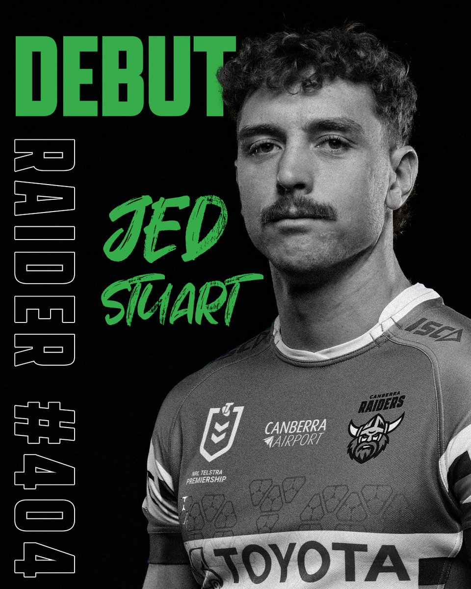 Congratulations to Jed Stuart who will make his NRL debut this Friday! 

#WeAreRaiders