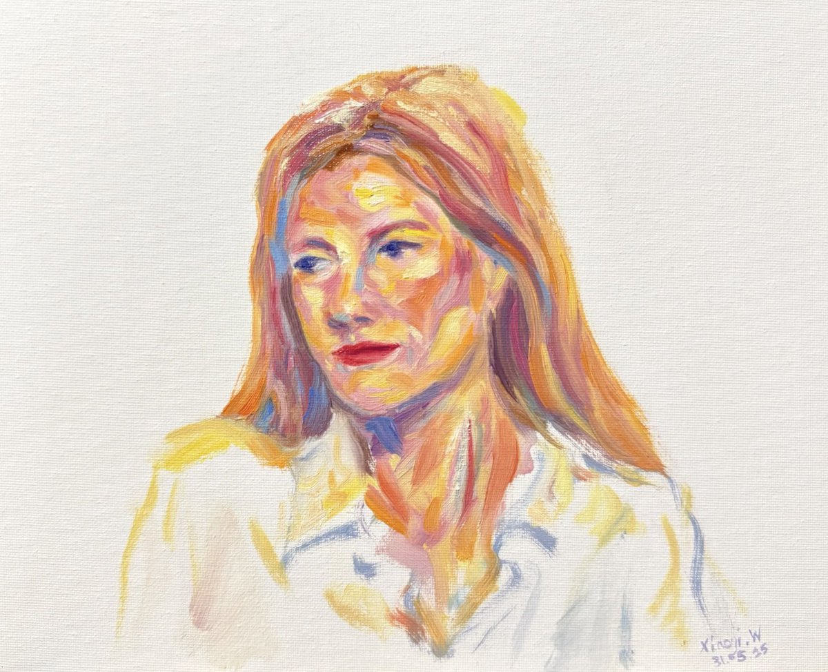 Recent late night portraits 
24 x 30 cm, oil on canvas #painting