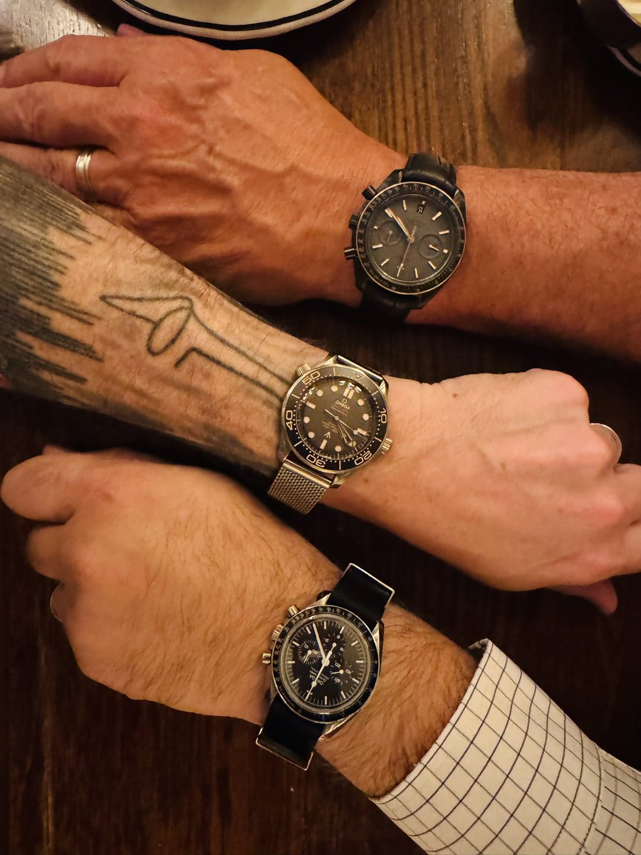 bkeithsom's tweet photo. A day to appreciate, tell bad jokes, and make time stand still. 

Happy Father’s Day, @omegawatches 

@TheLUnderwood 
@TheRealBuzz 
@jeffrey_parsley https://t.co/bLoKbOJ0fQ