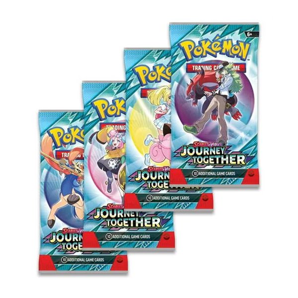 I just received Pokemon Pokemon Scarlet &amp; Violet 09 Journey Together Booster Pack from ammopig via Throne. Thank you! throne.com/krazeyhazey #Wishlist #Throne