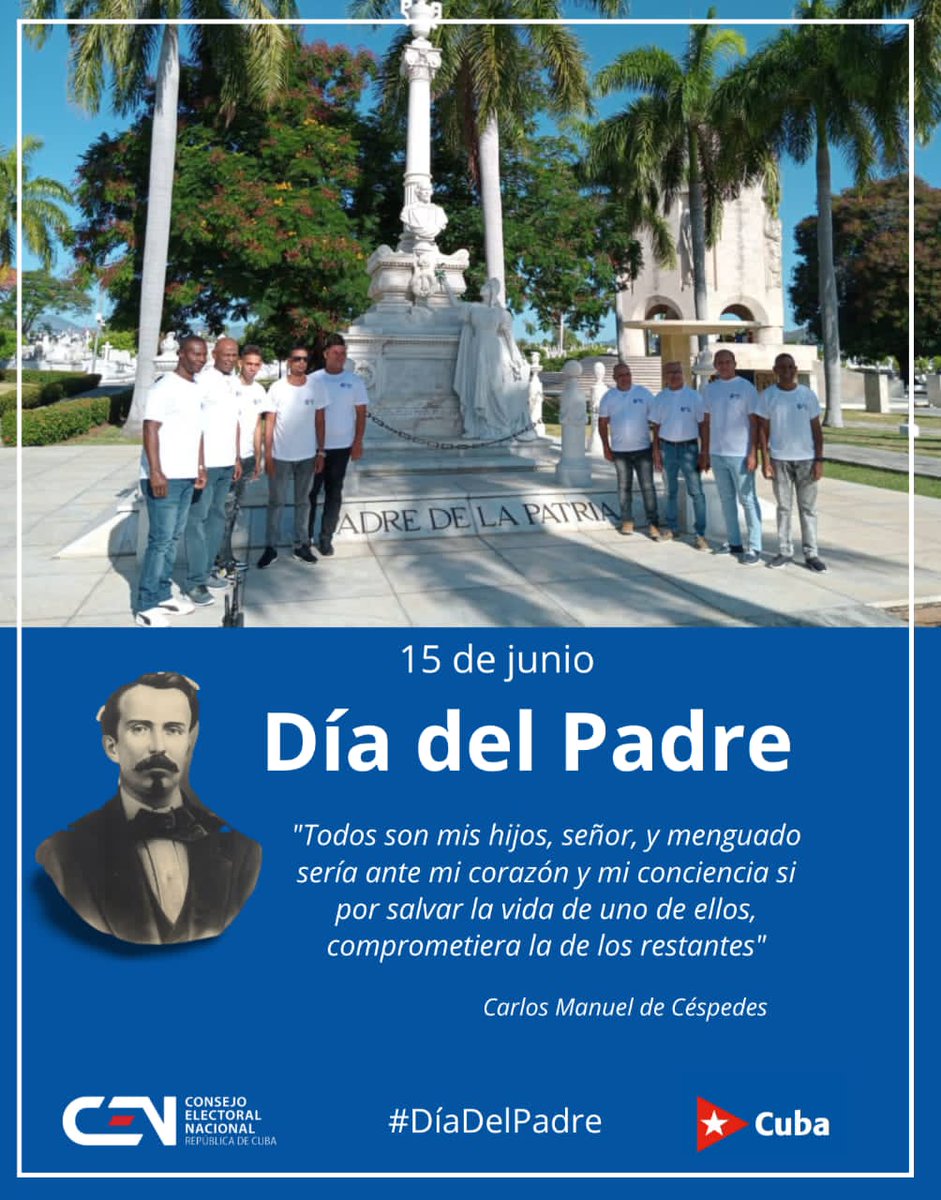 Felicidades a nuestros padres cubanos.
#DíaDelPadre