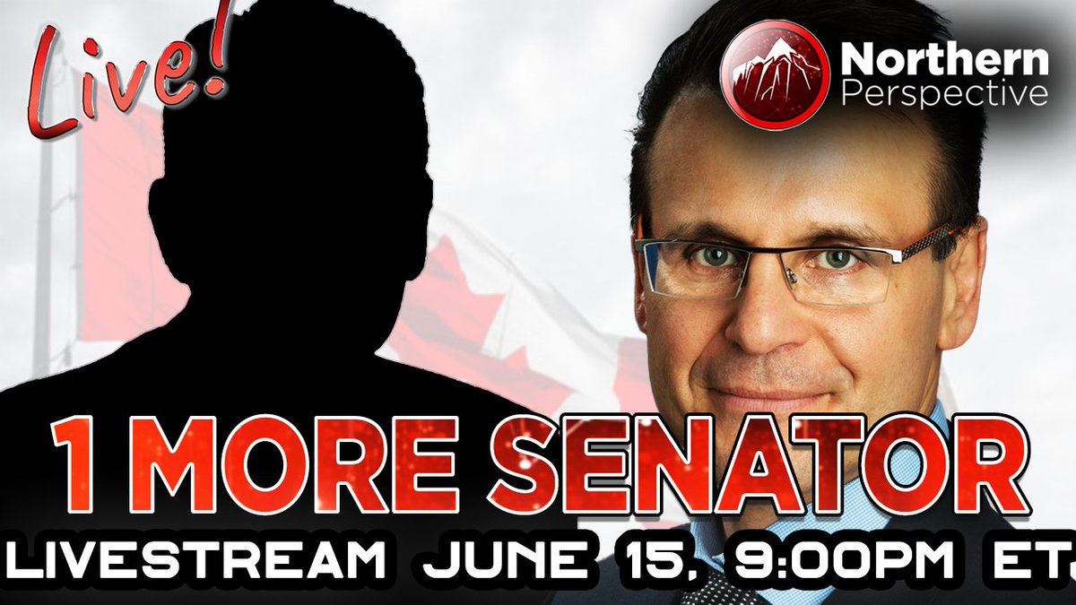 Join Us LIVE Tonight on our weekly Livestream as we review the significant trend of senators joining the Conservative caucus seemingly left and right.

We also will provide an update on the petition, and our regular Q&amp;A.

Happy Father's Day Everyone!

Join Link Below