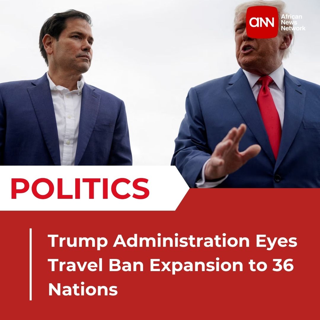 🌍✈️ 36 countries may soon face new U.S. travel restrictions under Trump's expanded security directive.
africannewsnetwork.org/news/trump-adm…

#TrumpTravelBan #GlobalNews #ImmigrationUpdate #USNews #SecurityPolicy