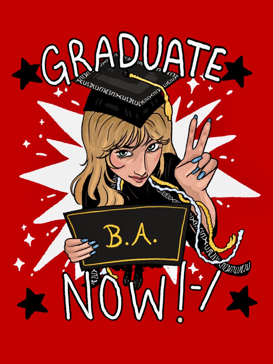 ethervic's tweet image. I graduated, I am officially a b.a. 😎

shoutout to twenty one pilots for this achievement 

#cliqueart #twentyonepilots #classof2025 #union2025
