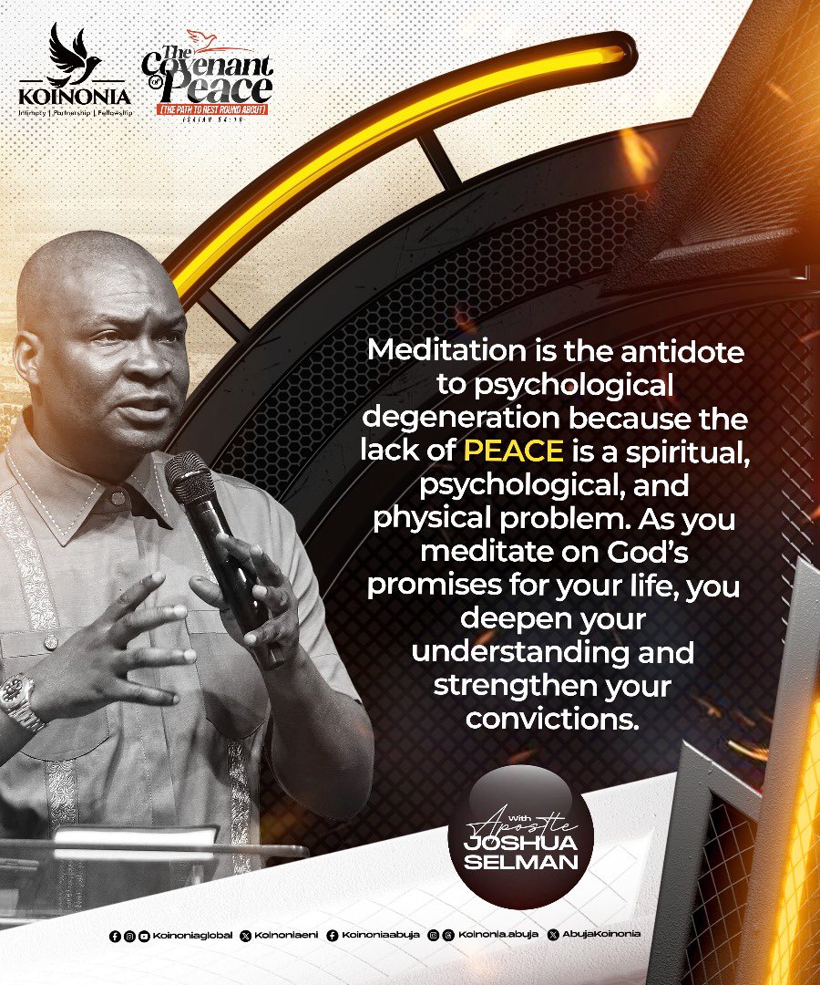 koinoniaeni's tweet photo. #ApostleJoshuaSelman 
#TheCovenantOfPeace
#ThePathToRestRoundabout
#KoinoniaAbuja
#KoinoniaGlobal https://t.co/vSs0wk3uk2