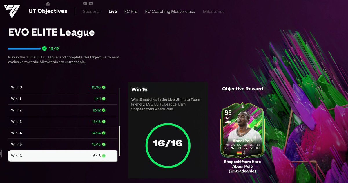 Got it done with 2 games to spare 🥵