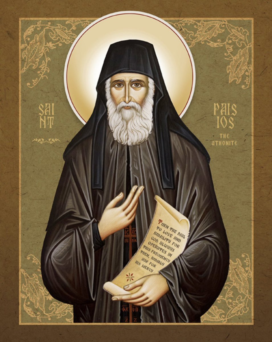 TheFancyFasho's tweet photo. “When we suffer from the idiosyncrasies from others, we are paying off the debt from our own sins. God in His goodness has arranged things perfectly, so that with our gifts, we can help each other, and with our faults, we can be humbled by each other.” 

-St Paisios https://t.co/WQ7Iaz33zX